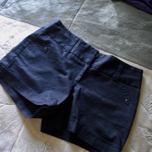 simple black trouser chino shorts